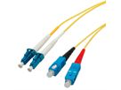Quality LWL-Kabel Single Mode E9/125µm OS2, LC/SC, gelb, 5 m