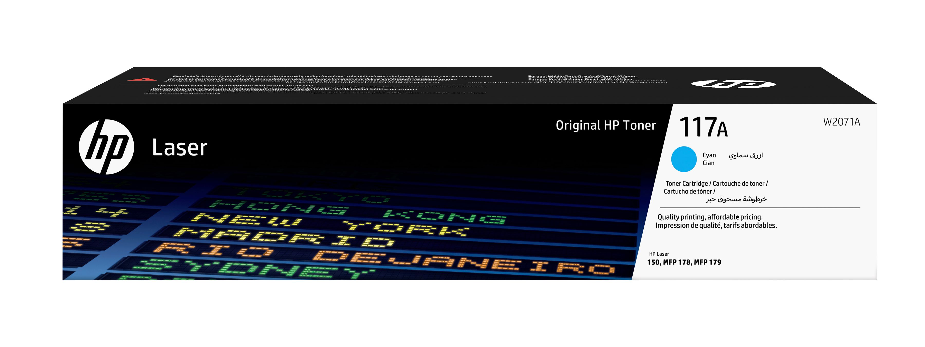 HP 117A Cyan Original Laser Tonerkartusche