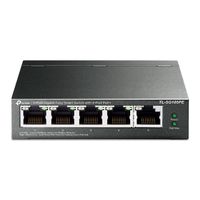 TP-Link TL-SG105PE Netzwerk-Switch Managed L2 Gigabit Ethernet (10/100/1000) Power over Ethernet (PoE) Schwarz