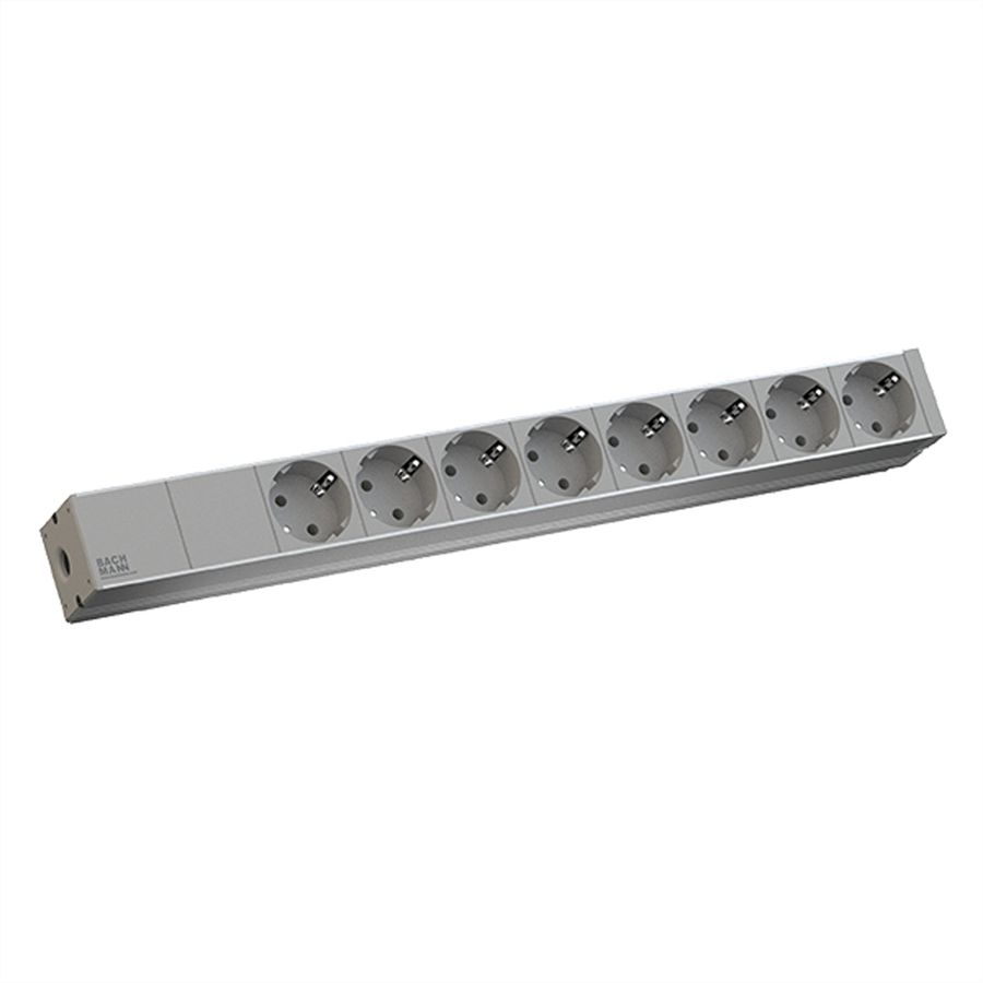 BACHMANN 19" 1HE 8xCEE7/3 mit Prüfleitung