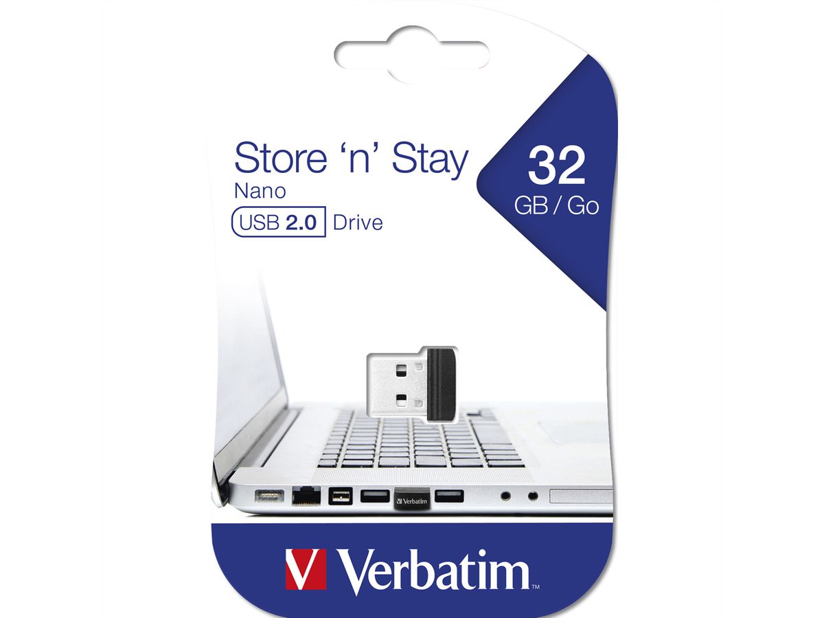 VERBATIM Store 'n' Stay Nano USB 2.0, 32GB