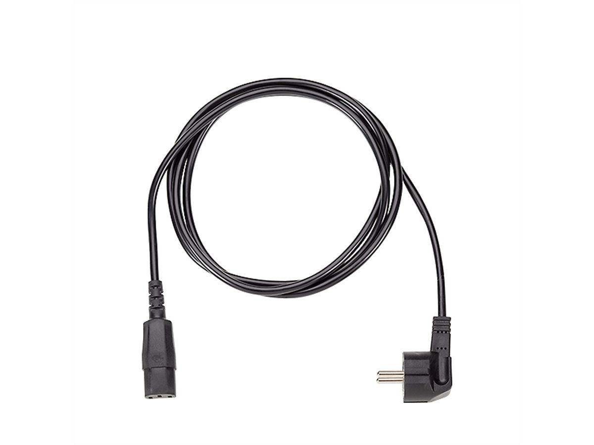 BACHMANN Zuleitung H05VV-F 3G1,0mm² sw, 3,0m, Typ 30/35 C13