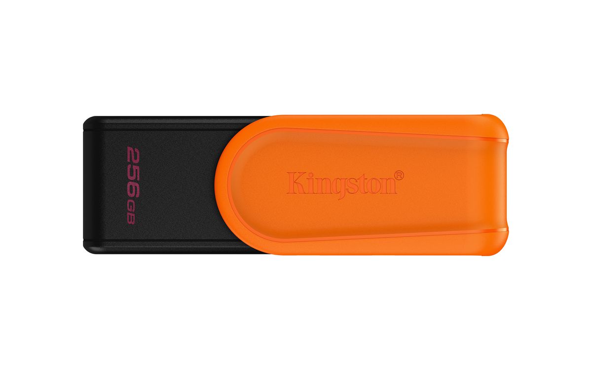 Kingston Technology DataTraveler 256GB Portable USB 3.2 Gen 1 Exodia S (Schwarz/Orange)