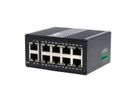 EXSYS EX-62026PoE 10-Port Industrie-Ethernet-PoE-Switch,  8 x PoE + 2-Port 10/100/1000Tx