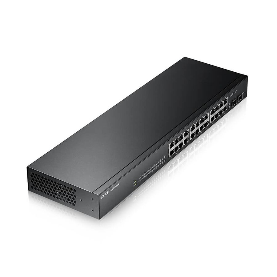 Zyxel GS-1900-24 v2 Managed L2 Gigabit Ethernet (10/100/1000) 1U Schwarz