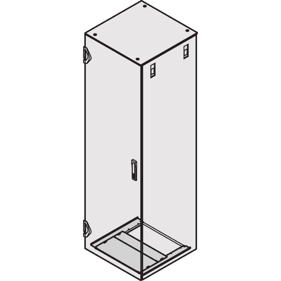 SCHROFF BODENPLATTE 800B 1200T RAL7021