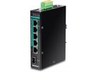 TRENDnet TI-PG541i 6-Port Switch PoE+ Industrial Gigabit Layer 2 DIN-Rail