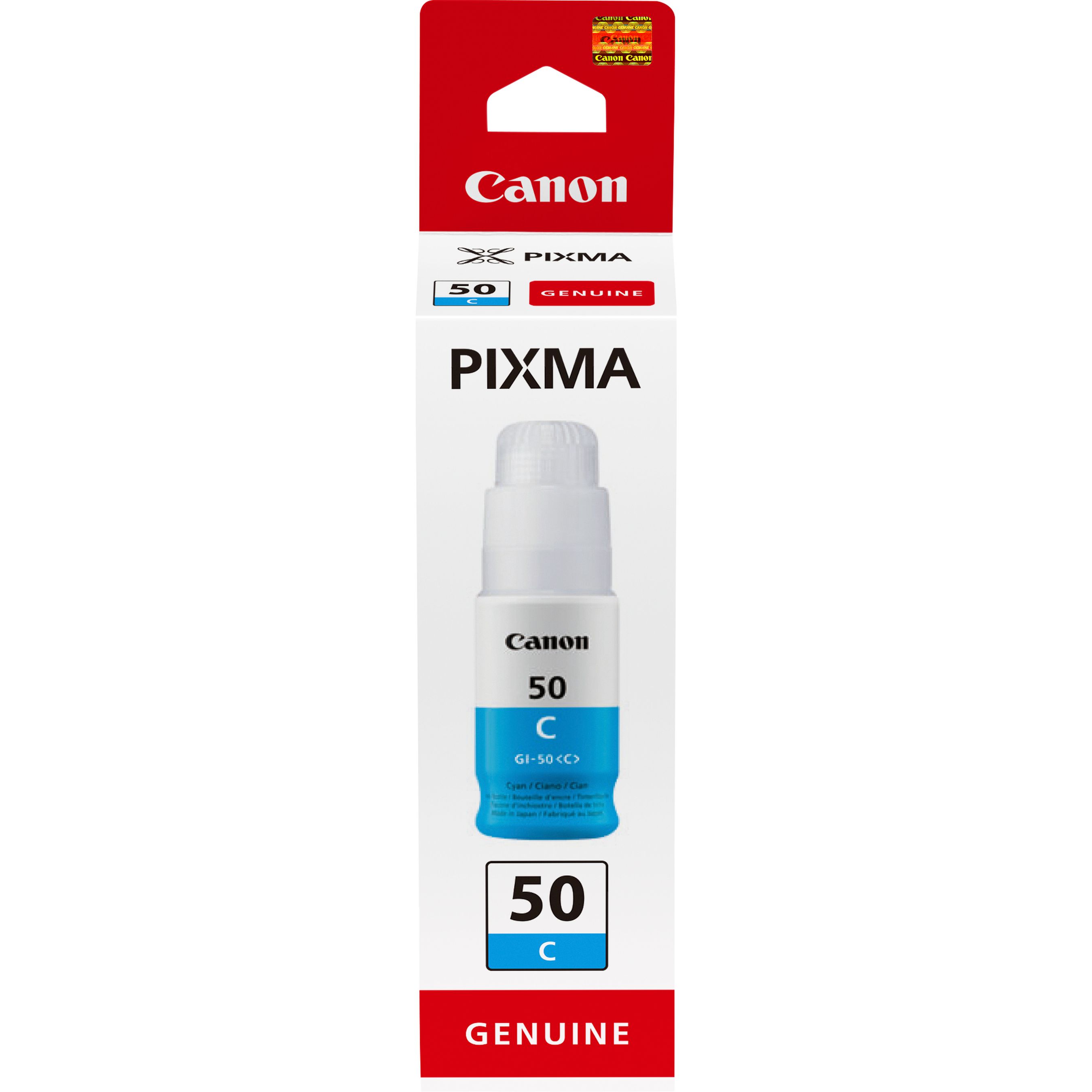 Canon GI-50 C, Hohe Reichweite, Tintenflasche, Cyan