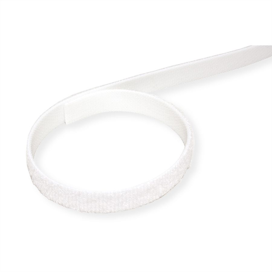 VELCRO® One Wrap® Band 10 mm breit, weiß, 25 m