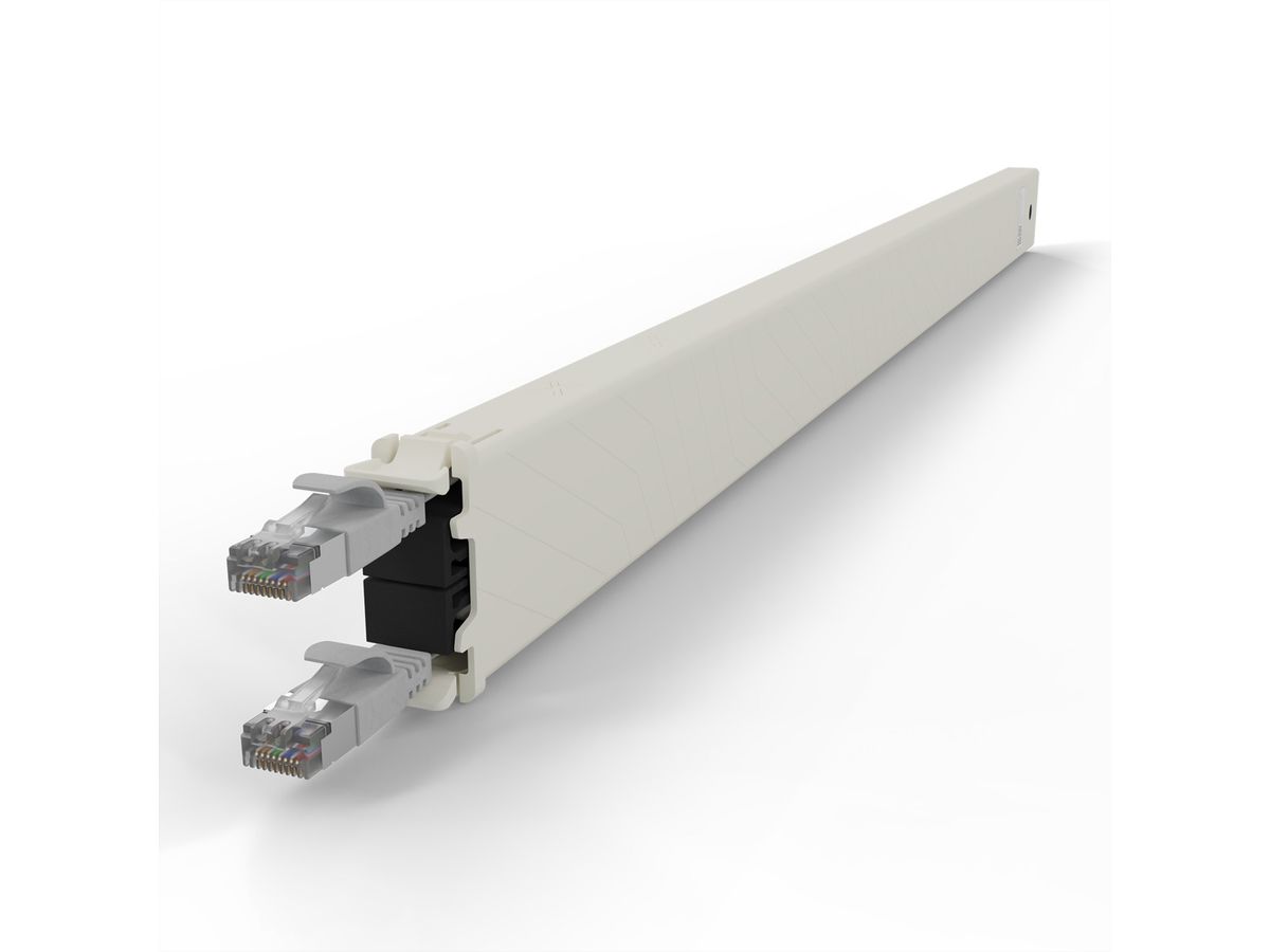 patchbox.one Kassette 30RU STP grau Cat.6a 1,8m