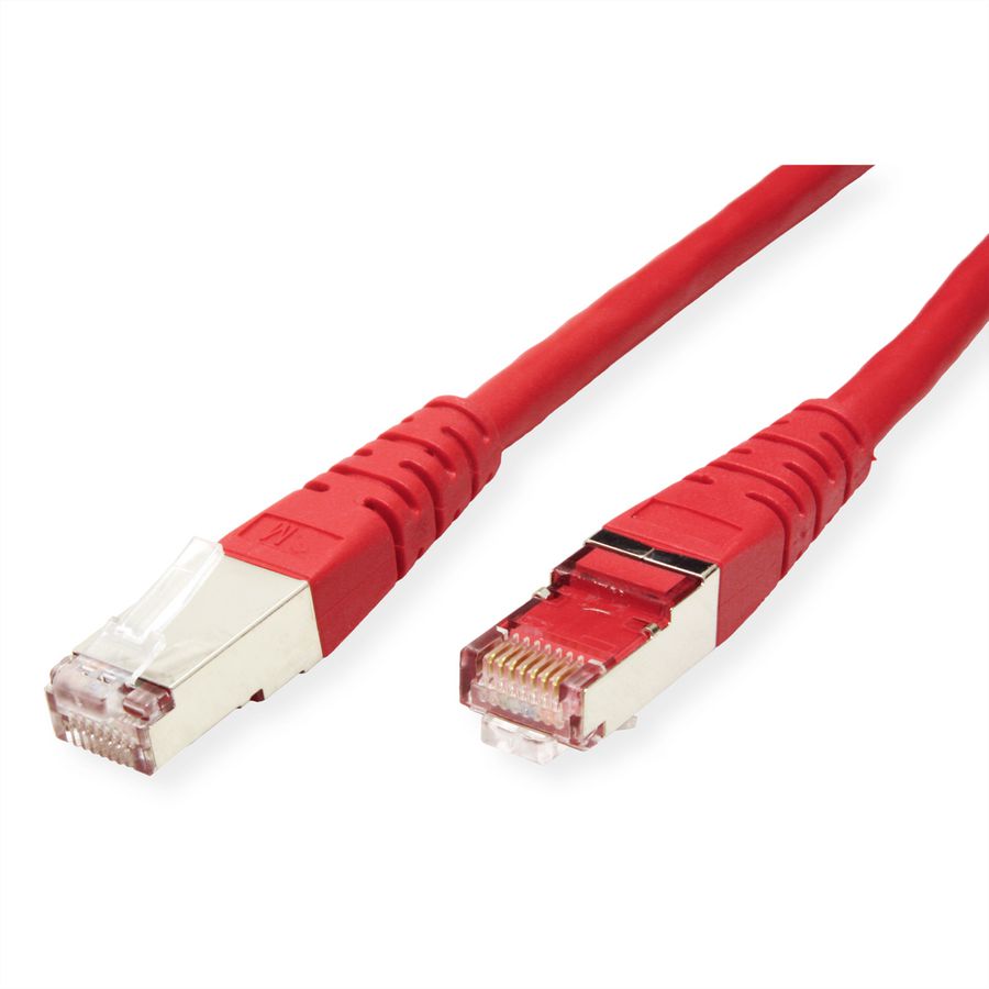 ROLINE Patchkabel Cat.6 (Class E) S/FTP (PiMF), rot, 2 m