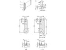 SCHROFF Frontprofil für IEEE-Griff, 3 HE mit 0,1" Versatz, geschirmt - FRONTPROFIL 3HE 8TE IEL OFF