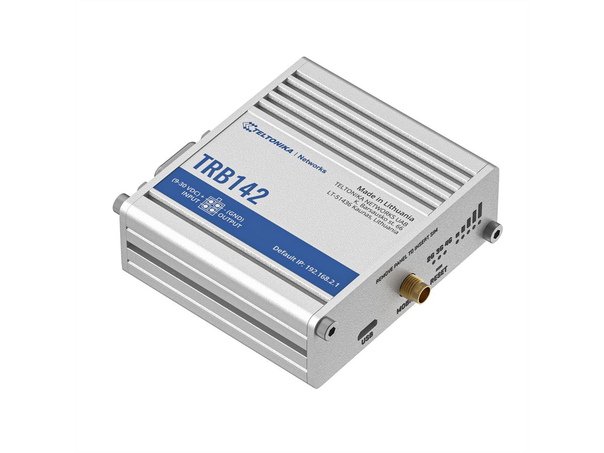 TELTONIKA TRB142 LTE/4G RS232 Industrie Gateway