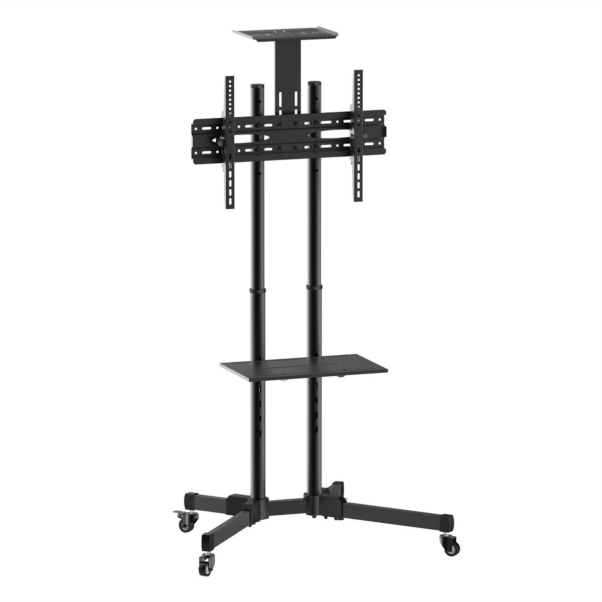 VALUE LCD-/TV-Rollständer, 37-70 Zoll, bis 50 kg, schwarz