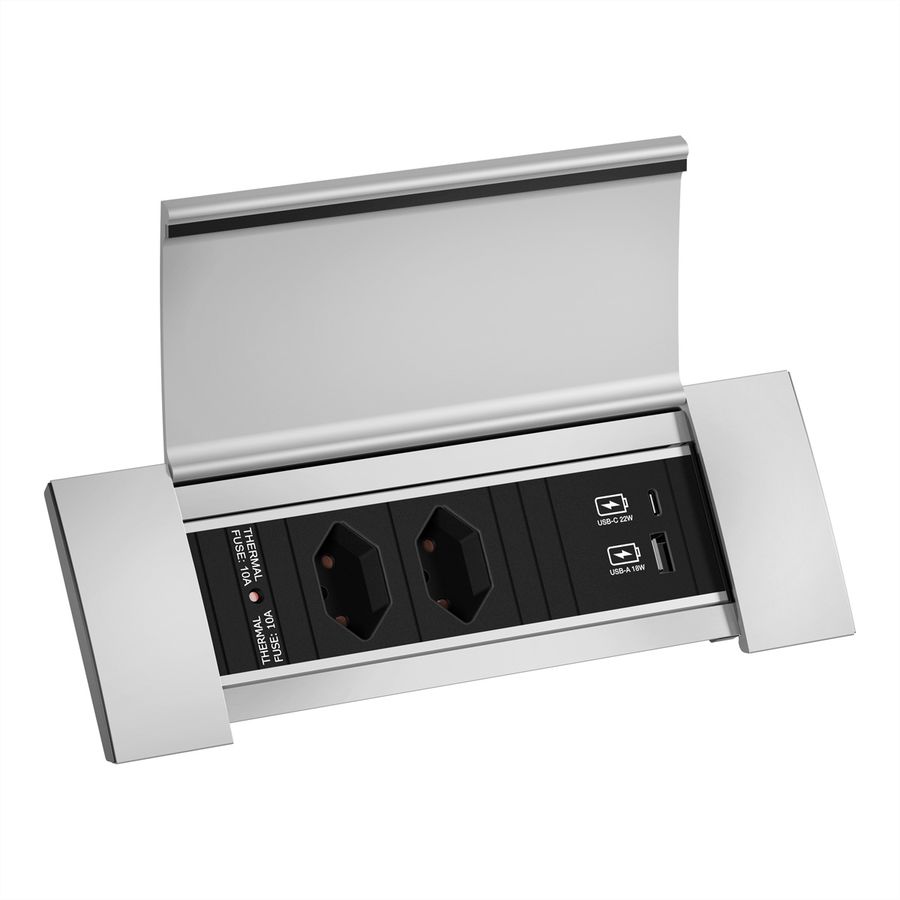BACHMANN POWER FRAME S 2xCH, 1xUSB A&C 22W 0,2m GST18 Schweiz
