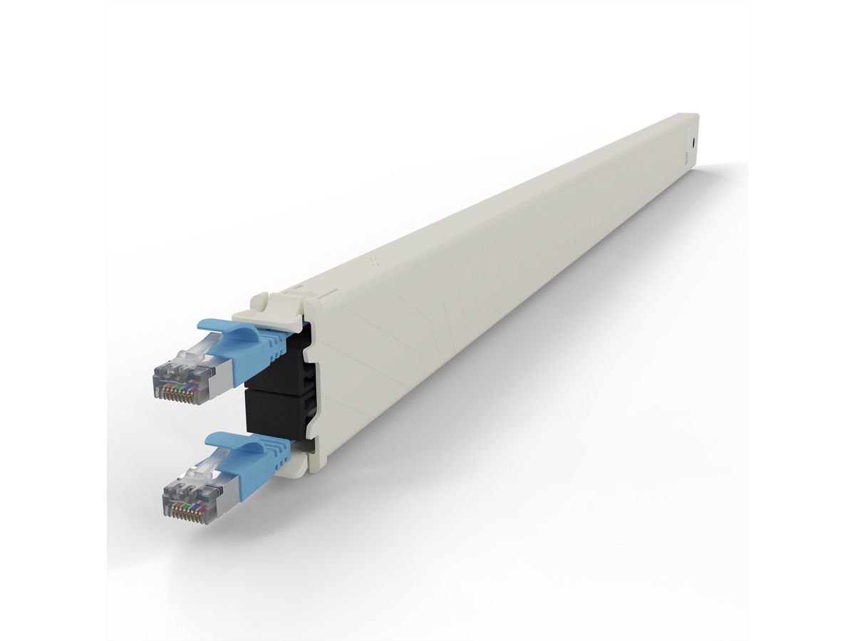 patchbox.one Kassette 30RU STP blau Cat.6a 1,8m