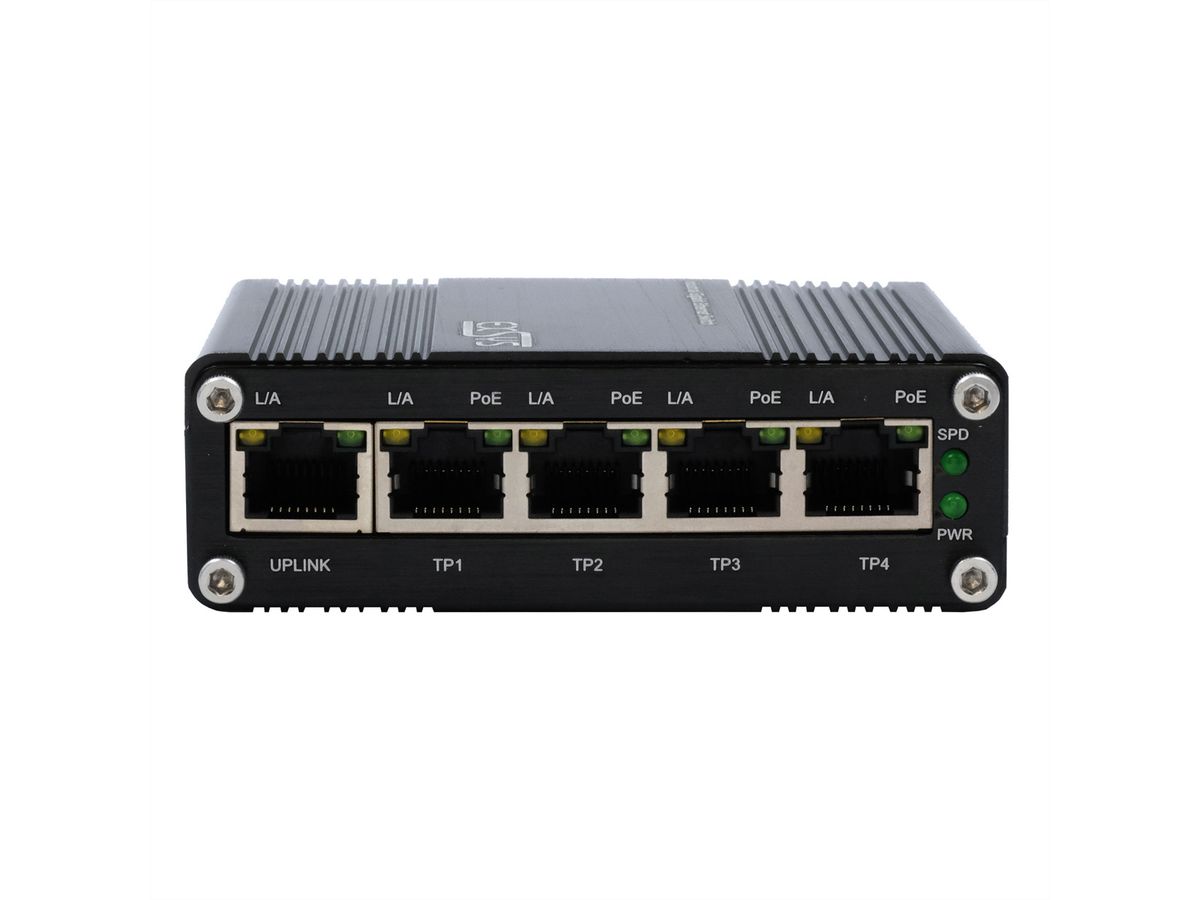 EXSYS EX-62020PoE 5-Port Industrie Ethernet Switch PoE