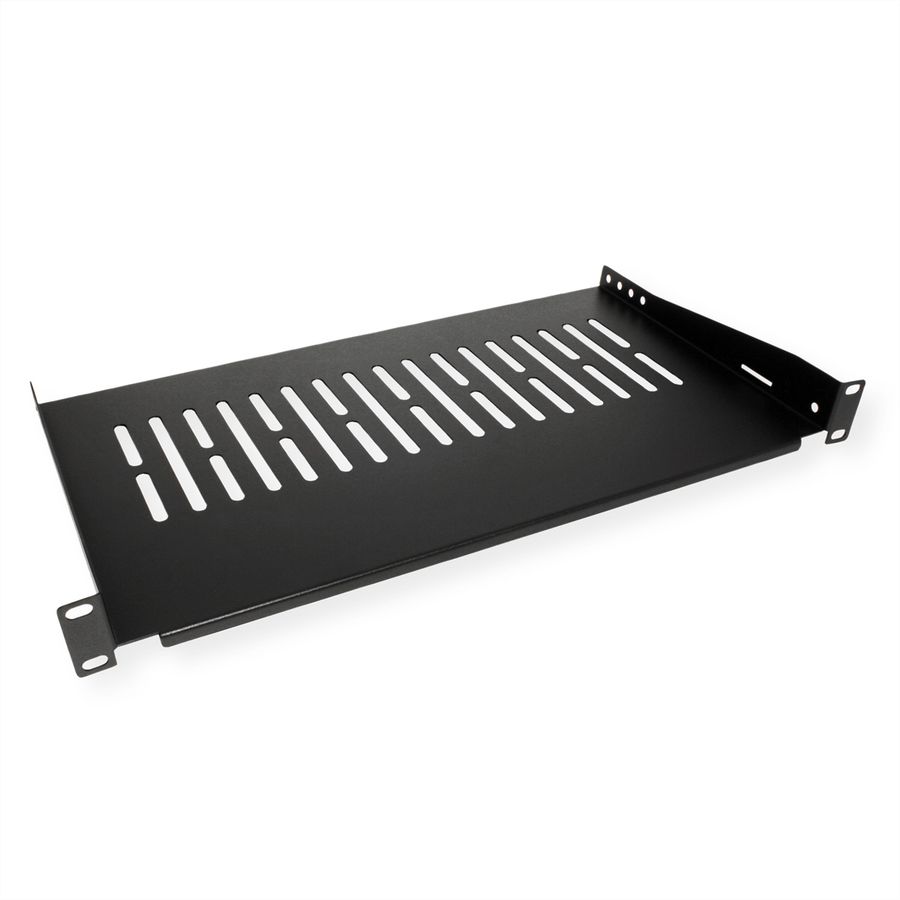 VALUE 19-Zoll-Geräteträger, 485 x 250mm, max. 10kg, schwarz