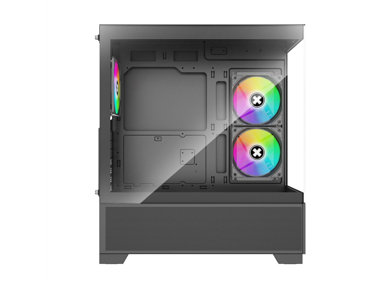XILENCE Xilent Beam ATX PC Case black, X218.ARGB Gaming ATX PC Case schwarz