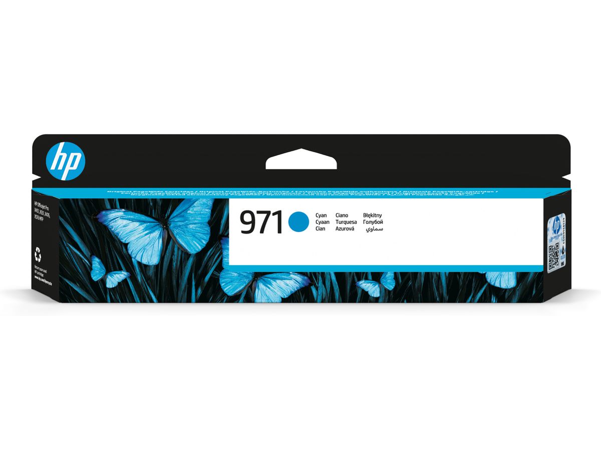 HP 971 Cyan Original Druckerpatrone
