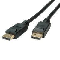 ROLINE RM DisplayPort Kabel, v1.4, DP ST - ST, schwarz, 1 m
