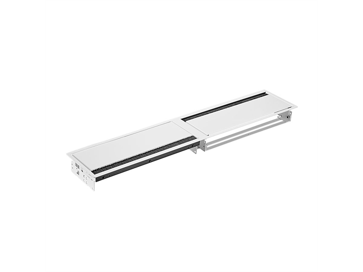 BACHMANN CONI DUO Einbaurahmen 12-fach, 2x 6-fach Rahmen weiss