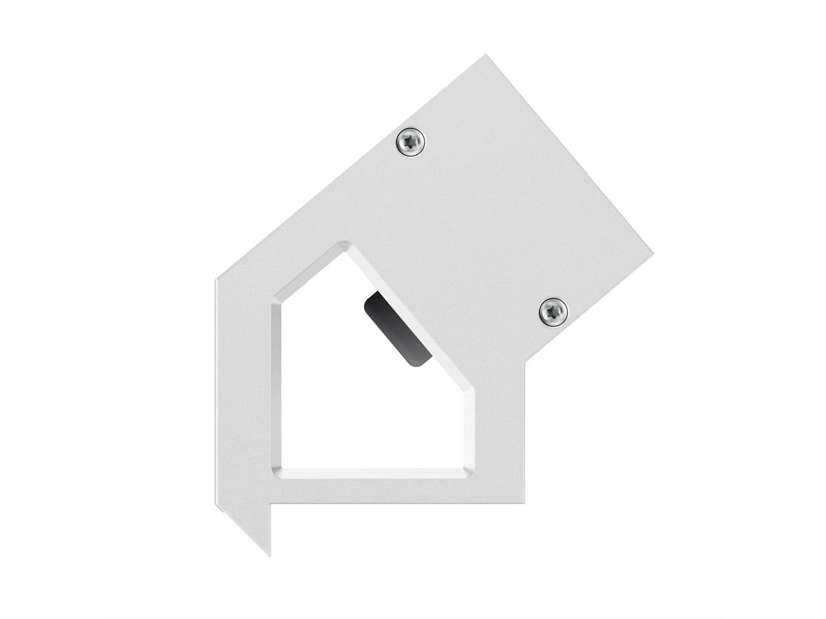 BACHMANN DESK2 ALU WHITE 2xUTE, 1xUSB C/C 65W L=0,2m RAL9010