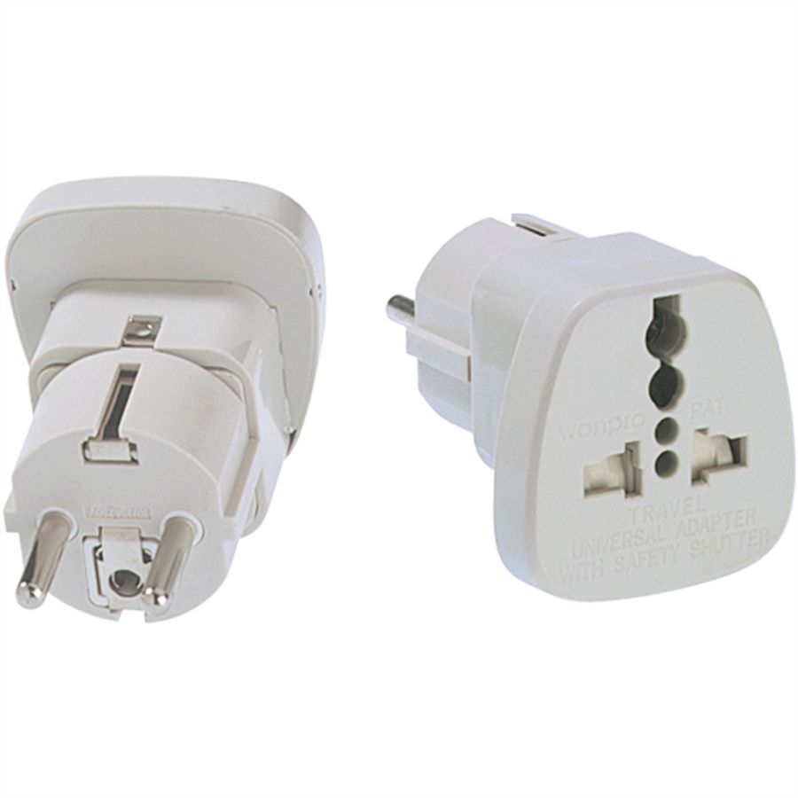 BACHMANN Netzstecker Adapter, Schutzkontaktstecker-Weltweit