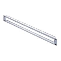 SCHROFF 19"-Kabeldurchführung - 19"PLATTE 2HE M.KAB.FHRG.(2X)