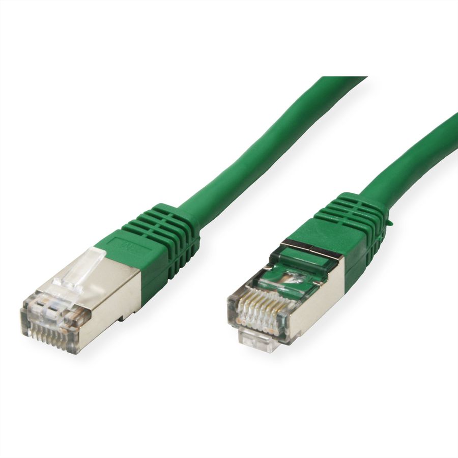 VALUE Patchkabel Cat.6 (Class E) S/FTP (PiMF), grün, 5 m