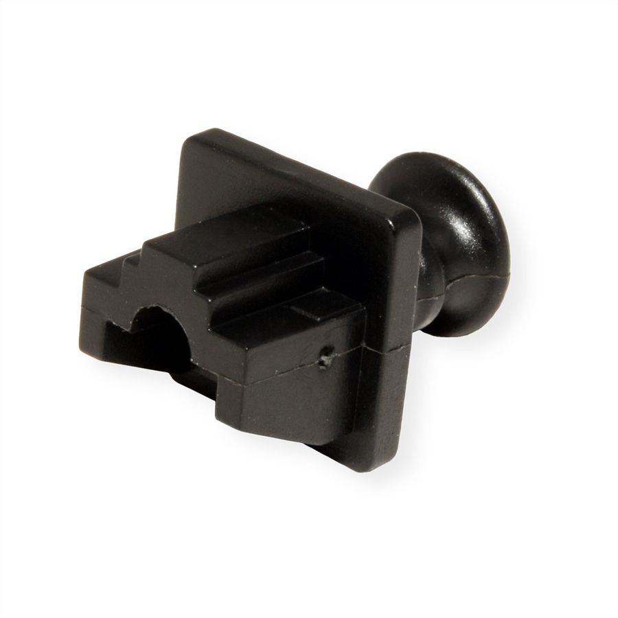 VALUE RJ45-Buchsen-Staubschutz, 10er Set, schwarz