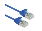 ROLINE U/FTP DataCenter Patchkabel Kat.6A (Class EA), LSOH, slim, blau, 2 m