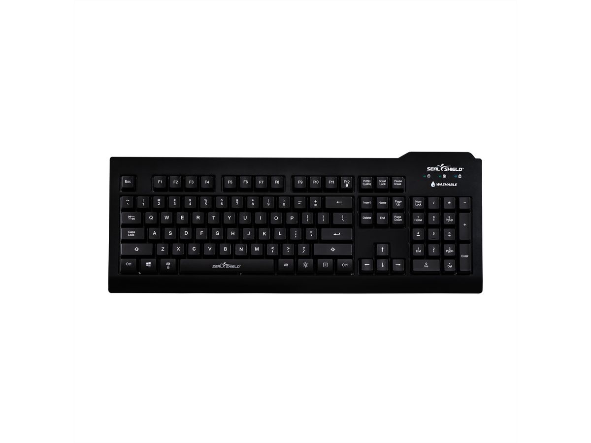 SEAL SHIELD Silver Seal Tastatur USB black SSKSV208DE