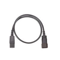 BACHMANN Verlängerung H05VV-F 3G1,0mm², L: 0,75m sw C13/C14