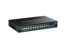 TRENDnet TI-RP262 Rackmount Switch, 26-Port gehärteter Industrial Gigabit PoE+