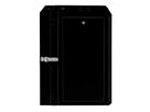 ROLINE 19-Zoll Wandgehäuse Pro 16 HE, 600x600 BxT zweiteilig schwenkbar schwarz