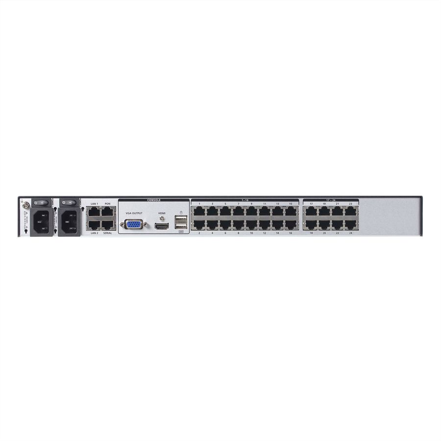 ATEN KN2124VB 24-Port Cat 5 KVM over IP 1 local und 2 remote
