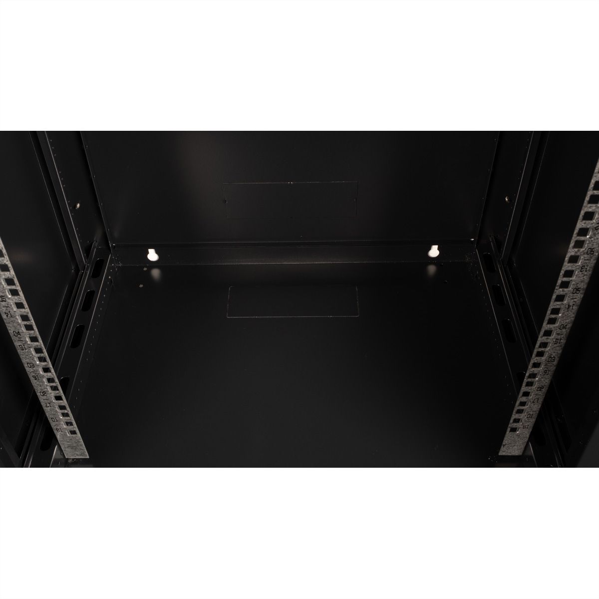 VALUE 19-Zoll Wandgehäuse 18HE, 600x450mm schwarz, Bausatz