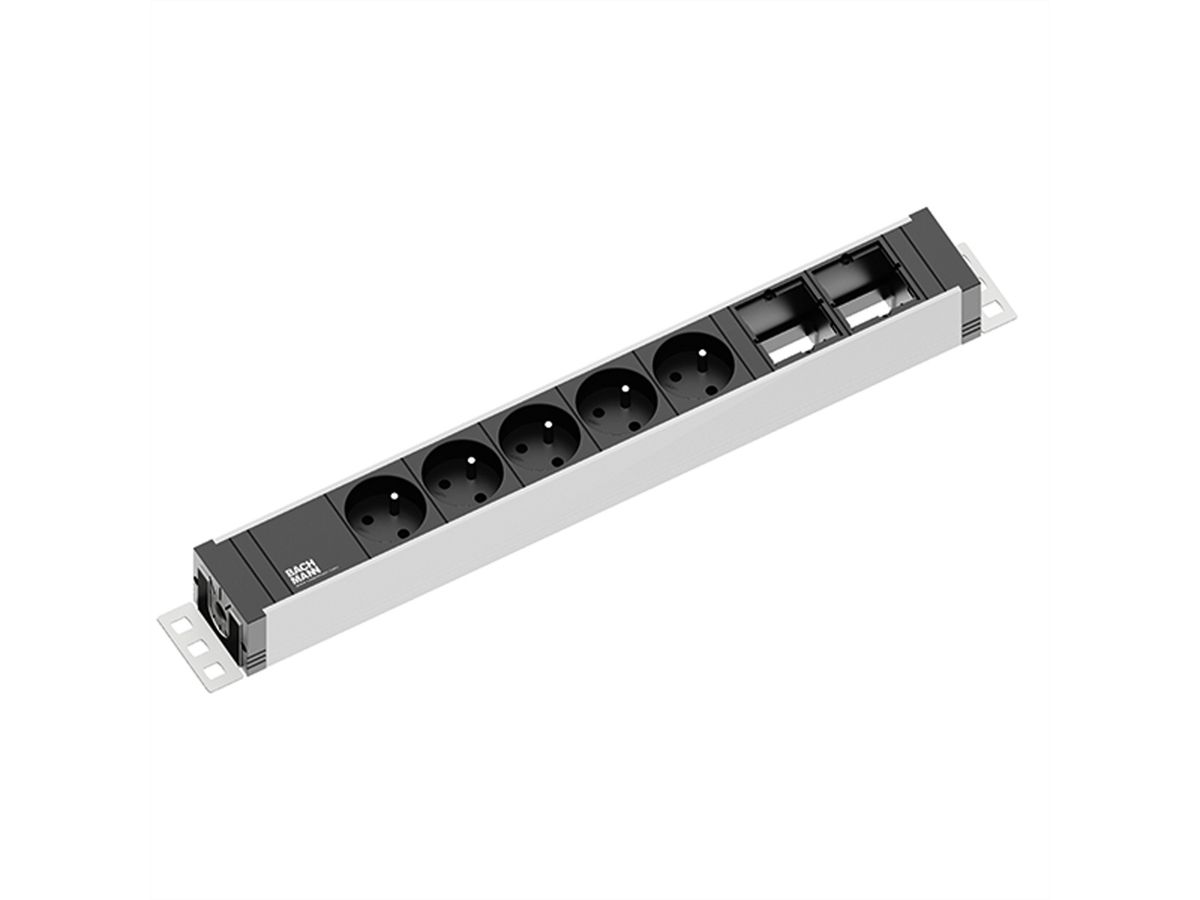 BACHMANN UNIVERSAL 5xUTE 2xCM Strom 3,0m CEE7/7