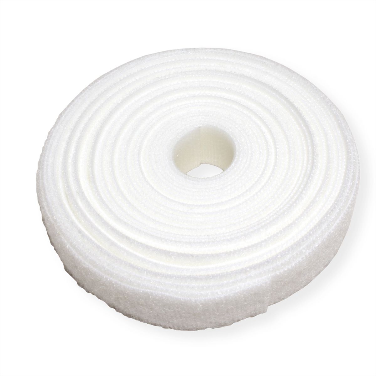 VELCRO® ONE-WRAP® Klettbandstreifen 20mm, unperforiert auf Rolle, weiß, 25 m