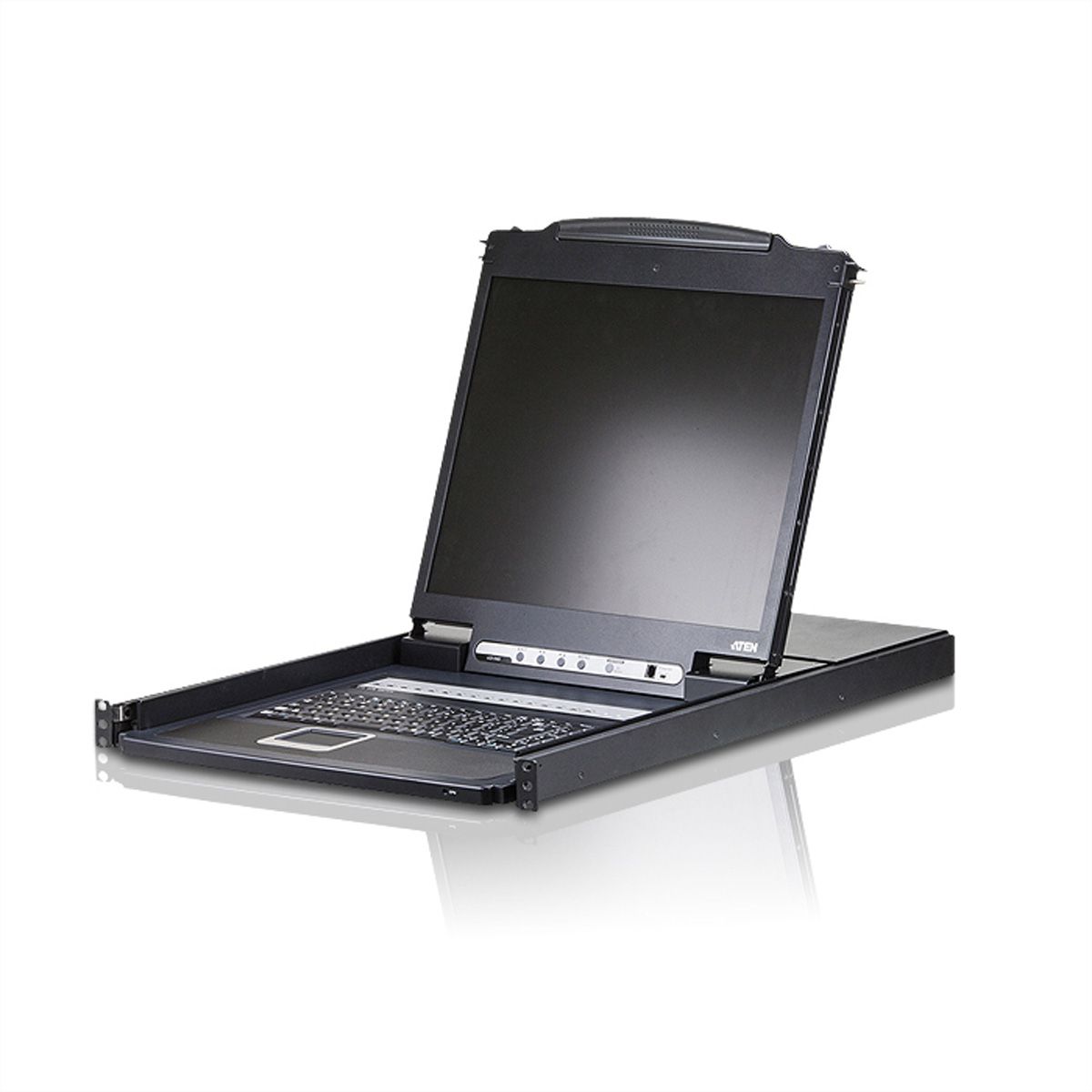 ATEN CL1316N KVM-Switch, 48cm TFT, VGA, PS/2-USB, 16 Port, DE-Layout