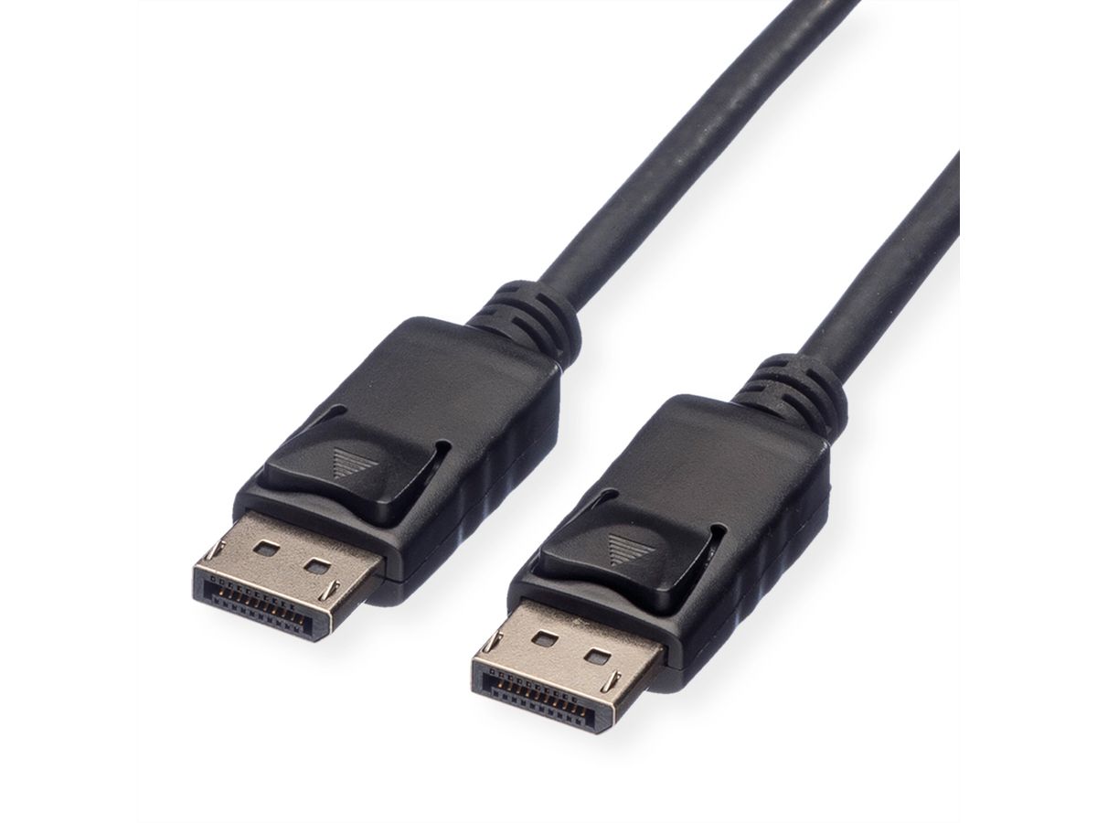 ROLINE DisplayPort Kabel, DP ST - ST, LSOH, schwarz, 10 m