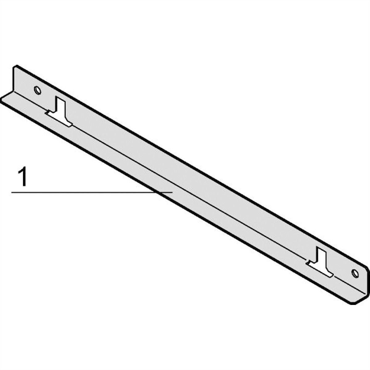 SCHROFF Luftleitblech für Filler-Module ECO mit starrem Griff - LUFTLEITBL.ECO FILLER C 10ST