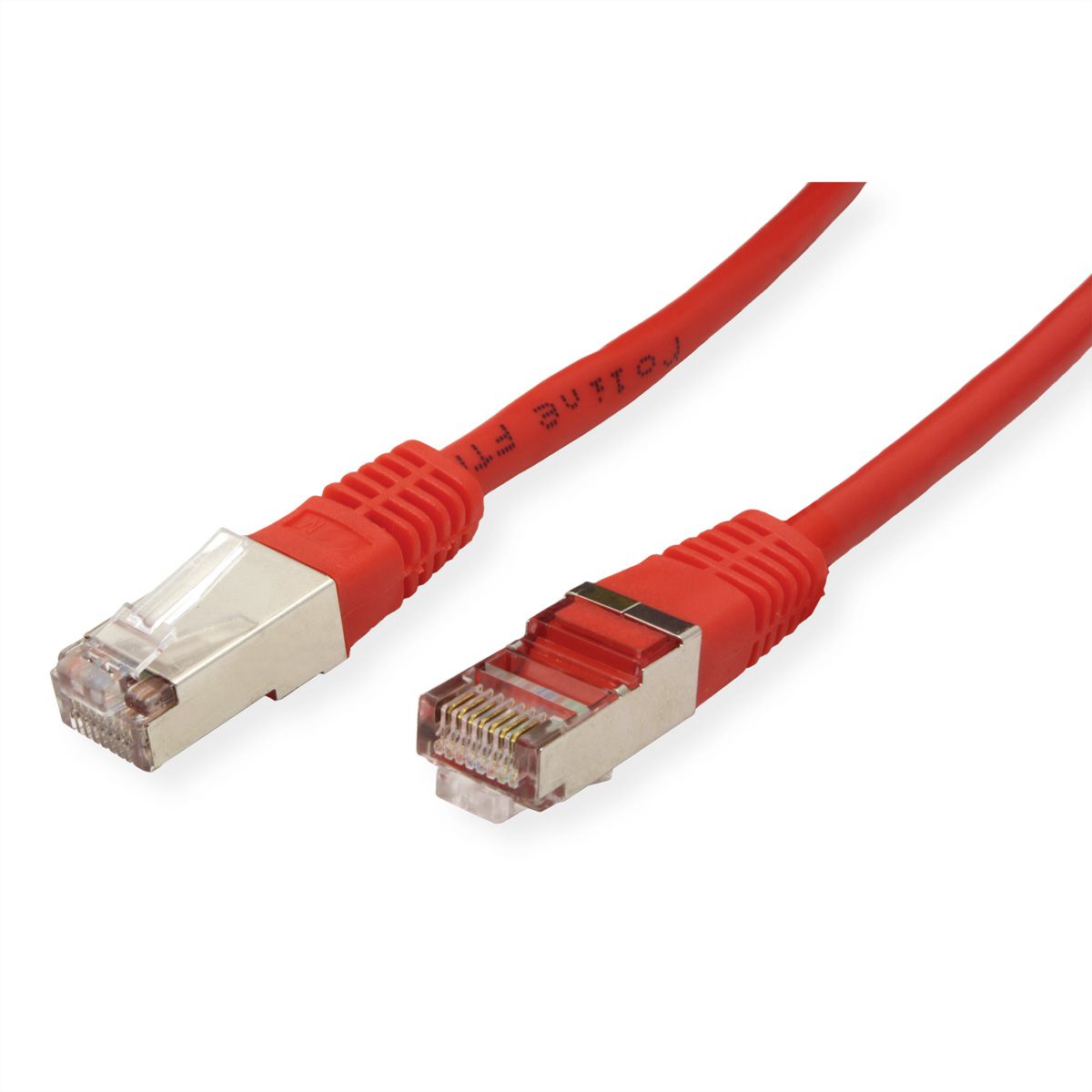 ROLINE Patchkabel Cat.5e (Class D) FTP, rot, 5 m