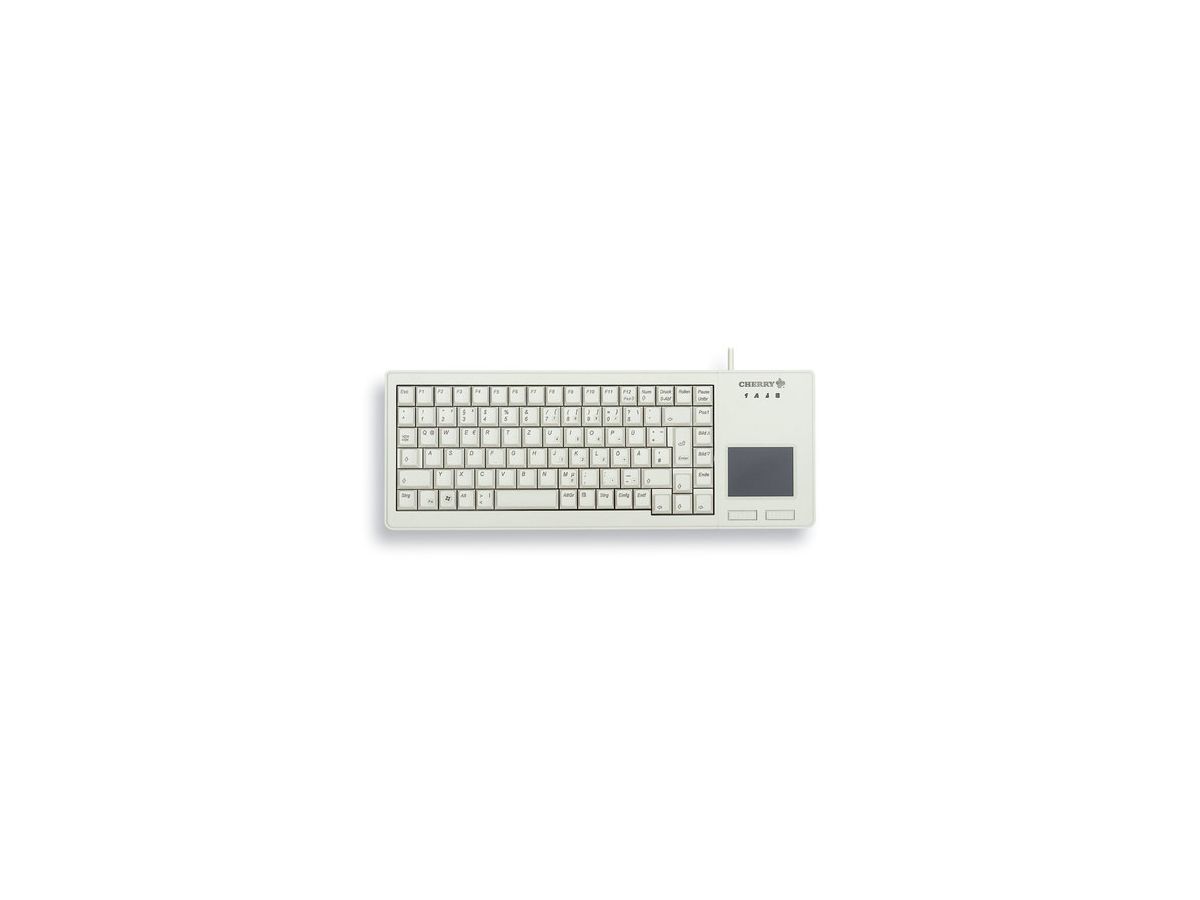 CHERRY XS Touchpad Tastatur USB QWERTZ Deutsch Grau