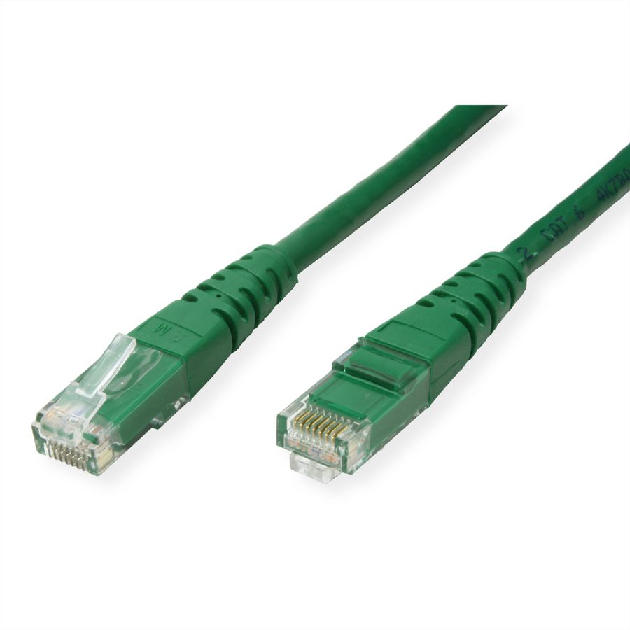 ROLINE Patchkabel Cat.6 (Class E) UTP, grün, 0,5 m