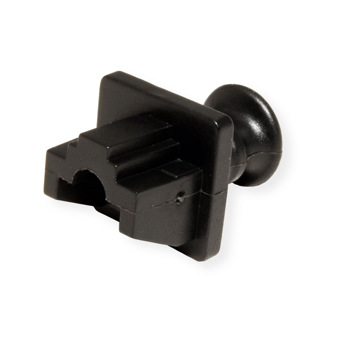 VALUE RJ45-Buchsen-Staubschutz, 10er Set, schwarz