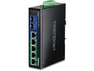 TRENDnet TI-PG62B 7-Port Switch PoE+ 2SFP Industrial Gigabit