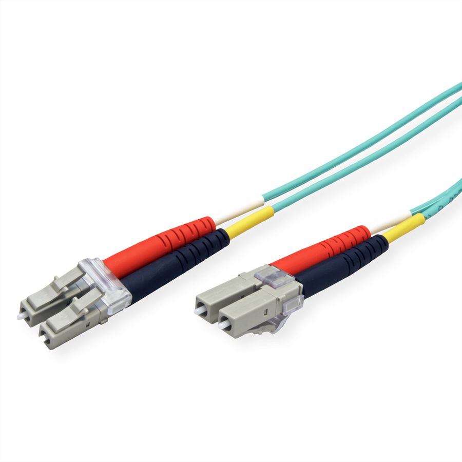 METZ CONNECT OpDAT Patchkabel, LC-D/LC-D OM3, 0,5 m