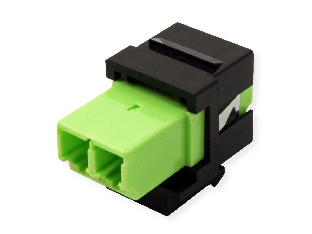 ROLINE Keystone LWL-Adapter LC/LC Duplex, Multimode, OM5